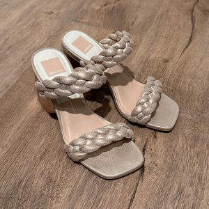 Dolce Vita Gold Paily Heels Size 7